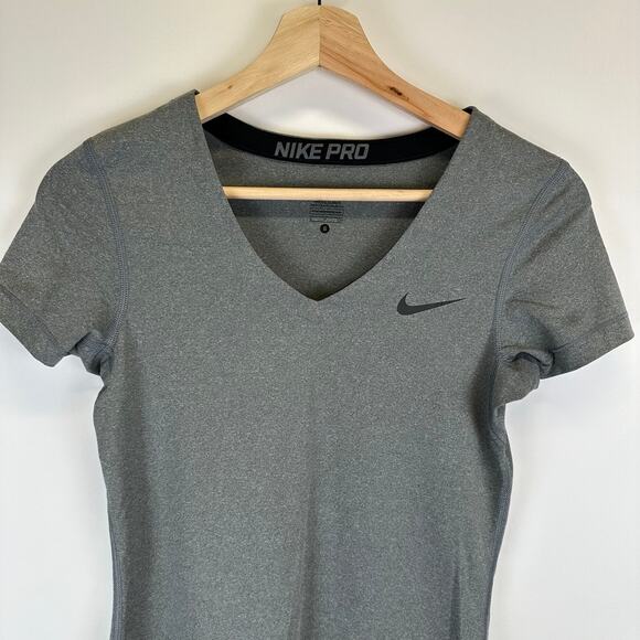 Nike Pro Dri Fit Lot of 3 V Neck Short Sleeve Performance Shirt Women Size Small - Picture 3 of 15